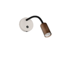 Trio Lighting Trio TARYN wandlamp | GU10 Fitting | koffie | Ø 10 cm | IP20 | excl. 1x GU10 | max. 5W