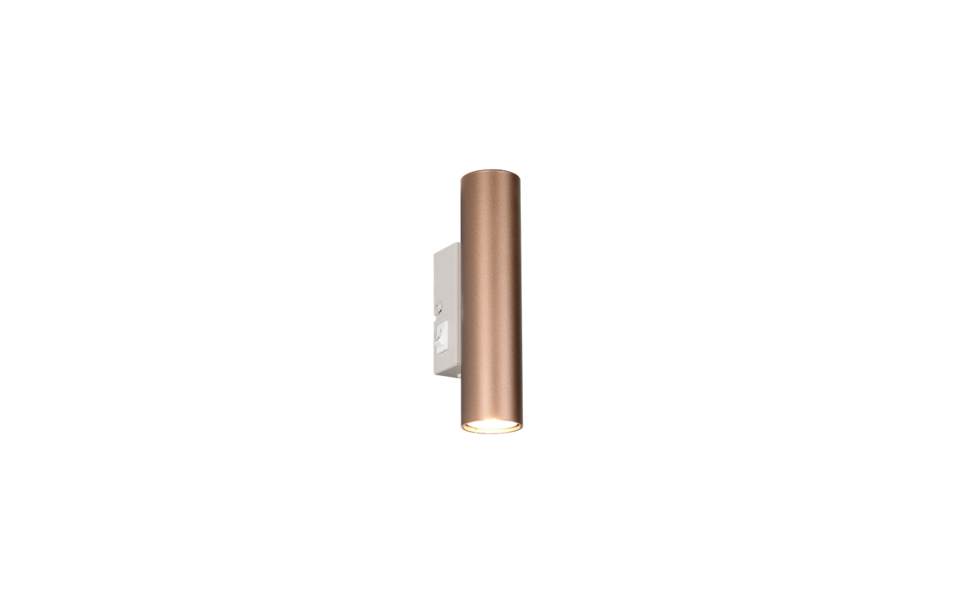 Trio Lighting Trio TARYN wall light | 2x GU10 | mocha brown | IP20 | 18 cm Trio Lighting Trio TARYN wall light | 2x GU10 | mocha brown | IP20 | 18 cm
