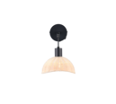 Trio Lighting Trio CALVI wall light | 1x E14 max 40W | black | IP20 | 26.5 cm