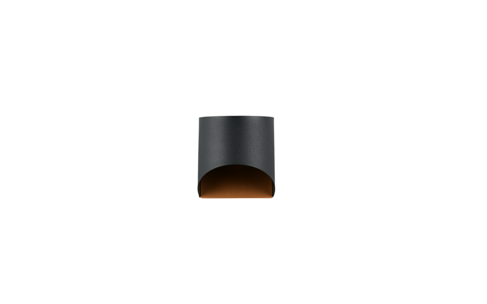 Trio Lighting Trio SAMDEL wall light | 1x G9 | black with gold | IP20 | 10 cm
