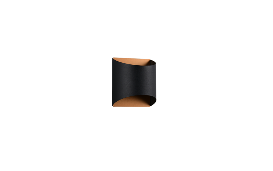 Trio Lighting Trio SAMDEL wall light | 1x G9 | black with gold | IP20 | 10 cm