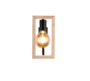 Trio Lighting Trio BANO wandlamp | E27 Fitting | mat zwart | 13 x 25 cm | IP20 | excl. 1x E27 | max. 10W