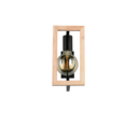 Trio Lighting Trio BANO wandlamp | E27 Fitting | mat zwart | 13 x 25 cm | IP20 | excl. 1x E27 | max. 10W