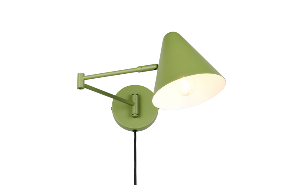 Trio Lighting Trio COSIMA wandlamp | E14 Fitting | groen | Ø 15 cm | IP20 | excl. 1x E14 | max. 10W