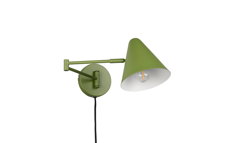 Trio Lighting Trio COSIMA wandlamp | E14 Fitting | groen | Ø 15 cm | IP20 | excl. 1x E14 | max. 10W