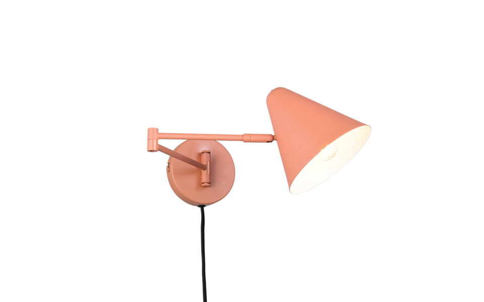 Trio Lighting Trio COSIMA wandlamp | E14 Fitting | abrikoos | Ø 15 cm | IP20 | excl. 1x E14 | max. 10W Trio Lighting Trio COSIMA wandlamp | E14 Fitting | abrikoos | Ø 15 cm | IP20 | excl. 1x E14 | max. 10W