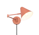 Trio Lighting Trio COSIMA wandlamp | E14 Fitting | abrikoos | Ø 15 cm | IP20 | excl. 1x E14 | max. 10W