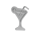 Trio Lighting Trio CHEERS wandlamp | LED | transparant | 32,5 x 1,6 cm | IP20 | 1x 5W
