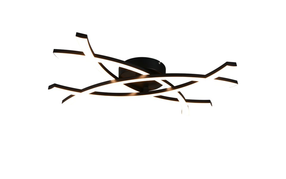 Trio Lighting Trio POLLOCK wall light | 20W | black | IP20 | 7.5 cm