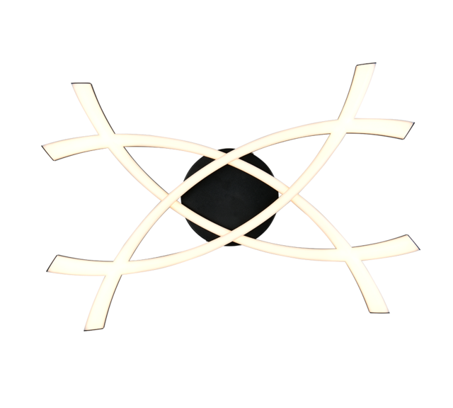 Mat zwart