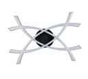 Trio Lighting Trio POLLOCK wall light | 20W | black | IP20 | 7.5 cm