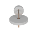 Trio Lighting Trio KEATON wall light | 10W | Ø 30 cm | IP20 | 18.5 cm