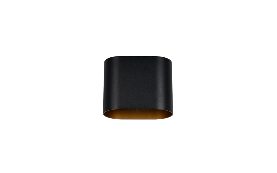 Trio Lighting Trio ALANI wall light | 1x G9 | black with gold | IP20 | 12 cm