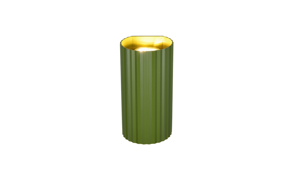 Trio Lighting Trio SOKA wandlamp | GU10 Fitting | groen | 9,5 x 18 cm | IP20 | excl. 2x GU10 | max. 10W Trio Lighting Trio SOKA wandlamp | GU10 Fitting | groen | 9,5 x 18 cm | IP20 | excl. 2x GU10 | max. 10W