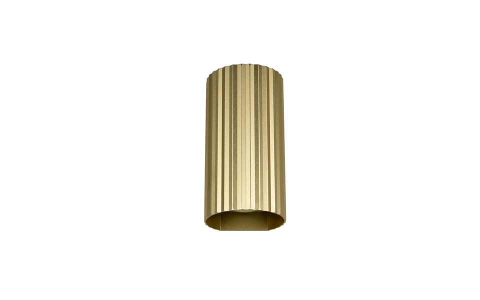 Trio Lighting Trio SOKA wandlamp | GU10 Fitting | goudkleurig | 9,5 x 18 cm | IP20 | excl. 2x GU10 | max. 10W