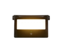 Trio Lighting Trio MOURA LED wall light | 1x 20W 2000 lm 6000K | black | 12 cm
