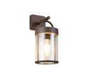 Trio Lighting Trio ALMERIA wandlamp | E27 Fitting | roestkleur | 12,5 x 18 cm | IP44 | excl. 1x E27 | max. 28W