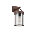 Trio Lighting Trio ALMERIA wandlamp | E27 Fitting | roestkleur | 12,5 x 18 cm | IP44 | excl. 1x E27 | max. 28W
