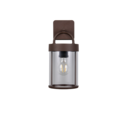Trio Lighting Trio ALMERIA wandlamp | E27 Fitting | roestkleur | 12,5 x 18 cm | IP44 | excl. 1x E27 | max. 28W