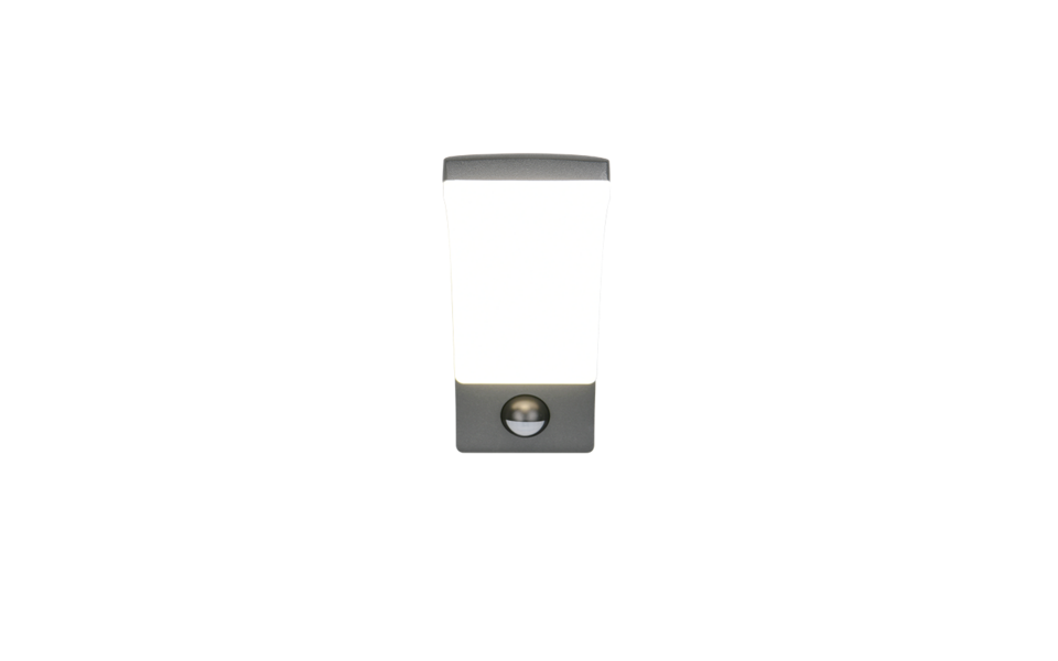 Trio Lighting Trio BEJA wandlamp | LED | antraciet | 8 x 18,5 cm | IP44 | 1x 12,5W | 1650 lm | 4000K | dimbaar