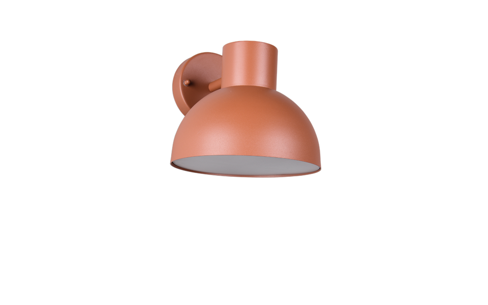 Trio Lighting Trio ELBE wandlamp | E27 Fitting | abrikoos | 20 x 18,5 cm | IP44 | excl. 1x E27 | max. 10W Trio Lighting Trio ELBE wandlamp | E27 Fitting | abrikoos | 20 x 18,5 cm | IP44 | excl. 1x E27 | max. 10W