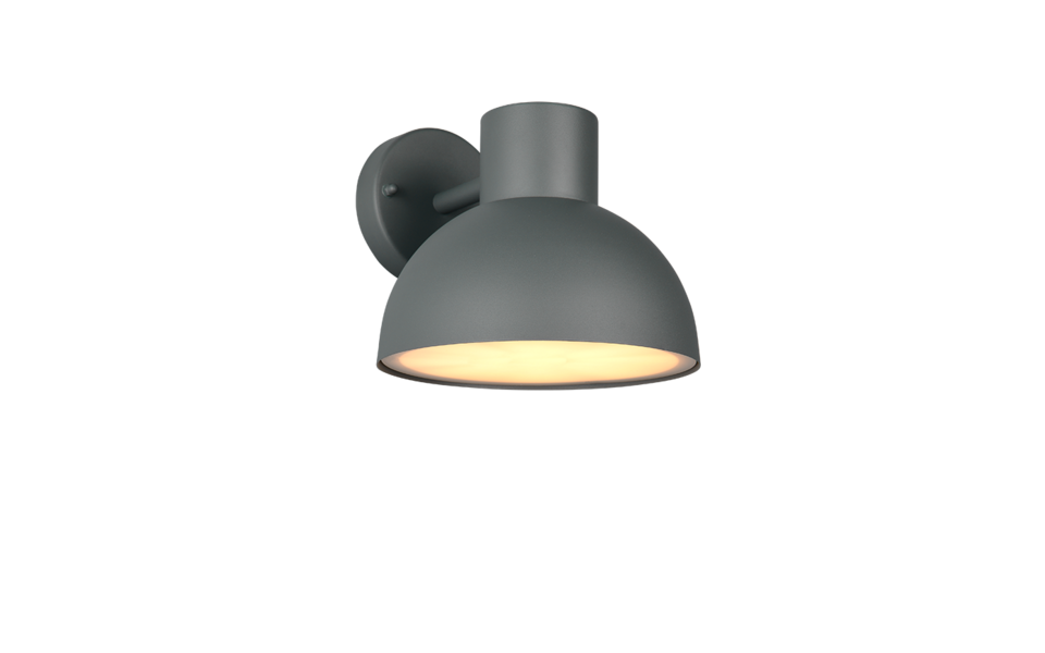 Trio Lighting Trio ELBE wandlamp | E27 Fitting | antraciet | 20 x 18,5 cm | IP44 | excl. 1x E27 | max. 10W