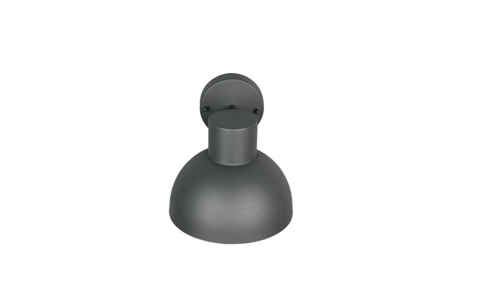 Trio Lighting Trio ELBE wandlamp | E27 Fitting | antraciet | 20 x 18,5 cm | IP44 | excl. 1x E27 | max. 10W