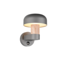 Trio Lighting Trio FRASER wandlamp | E27 Fitting | houtimitatie | 19 x 25 cm | IP54 | excl. 1x E27 | max. 10W