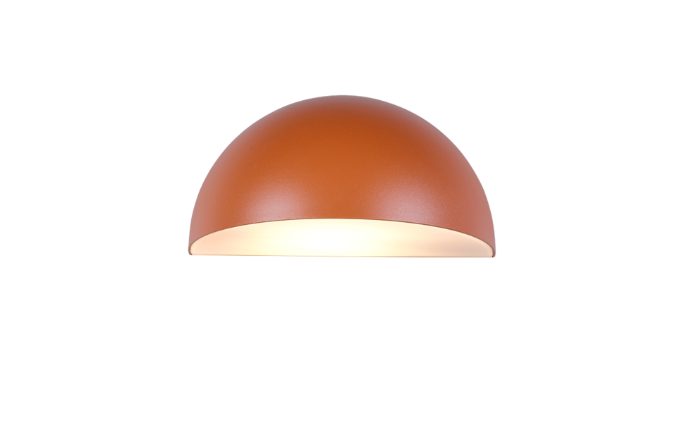 Trio Lighting Trio MAAS wandlamp | E27 Fitting | abrikoos | 27 x 14 cm | IP44 | excl. 1x E27 | max. 10W Trio Lighting Trio MAAS wandlamp | E27 Fitting | abrikoos | 27 x 14 cm | IP44 | excl. 1x E27 | max. 10W