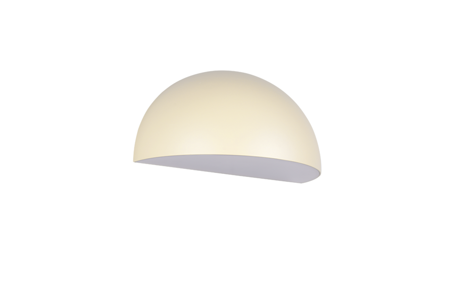 Trio Lighting Trio MAAS wandlamp | E27 Fitting | zand | 27 x 14 cm | IP44 | excl. 1x E27 | max. 10W