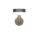 Trio Lighting Trio MACKENZIE wandlamp | LED | antraciet | 16,5 x 22 cm | IP54 | 1x 8W | 800 lm | 3000K | niet dimbaar