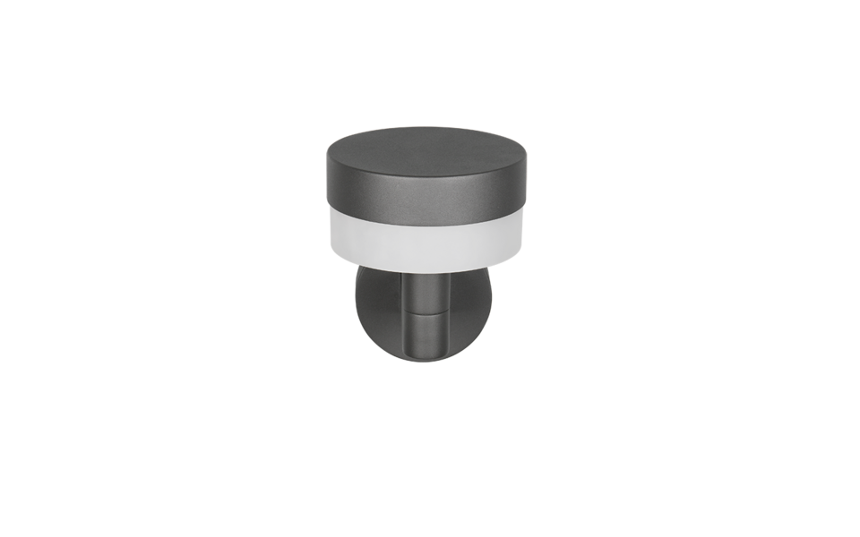 Trio Lighting Trio MACKENZIE wandlamp | LED | antraciet | 16,5 x 22 cm | IP54 | 1x 8W | 800 lm | 3000K | niet dimbaar Trio Lighting Trio MACKENZIE wandlamp | LED | antraciet | 16,5 x 22 cm | IP54 | 1x 8W | 800 lm | 3000K | niet dimbaar