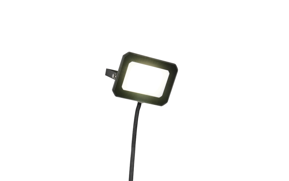 Trio Lighting Trio FUNCHAL wandlamp | LED | mat zwart | 12 x 8,5 cm | IP65 | 1x 20W | 1800 lm | 4000K | dimbaar