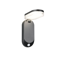 Trio LAGOAS wandlamp | LED | zwart | 9,8 x 20,5 cm | IP44
