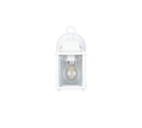 Trio Lighting Trio MIRANDE wandlamp | E27 Fitting | wit mat met transparant | 11,5 x 14,5 cm | IP23 | excl. 1x E27 | max. 40W