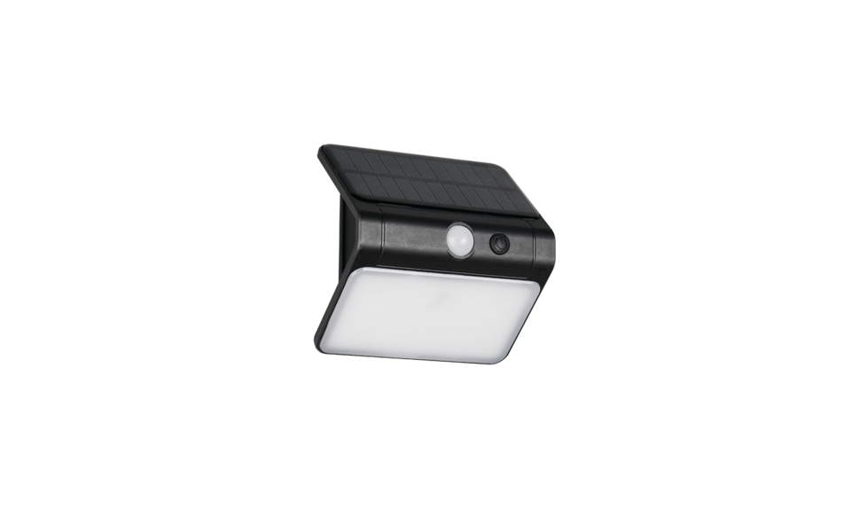 Trio Lighting Trio OLINDA wandlamp | LED | zwart | 12 x 7 cm | IP44 | 1x 2,5W | 250 lm | 4000K | niet dimbaar