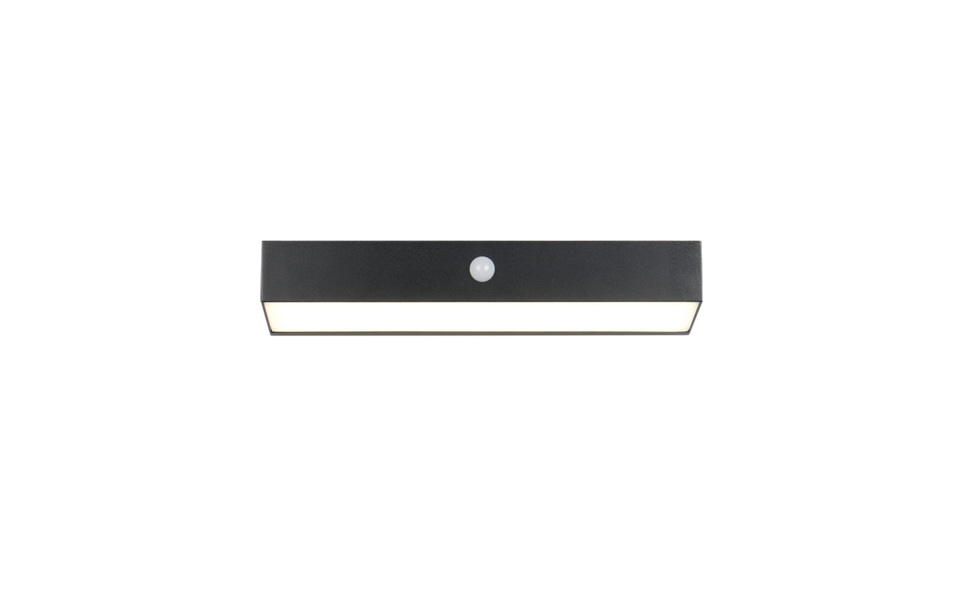 Trio Lighting Trio SILVES wandlamp | LED | zwart | 30,5 x 9,5 cm | IP44 | 1x 6W | 700 lm | 4000K Trio Lighting Trio SILVES wandlamp | LED | zwart | 30,5 x 9,5 cm | IP44 | 1x 6W | 700 lm | 4000K