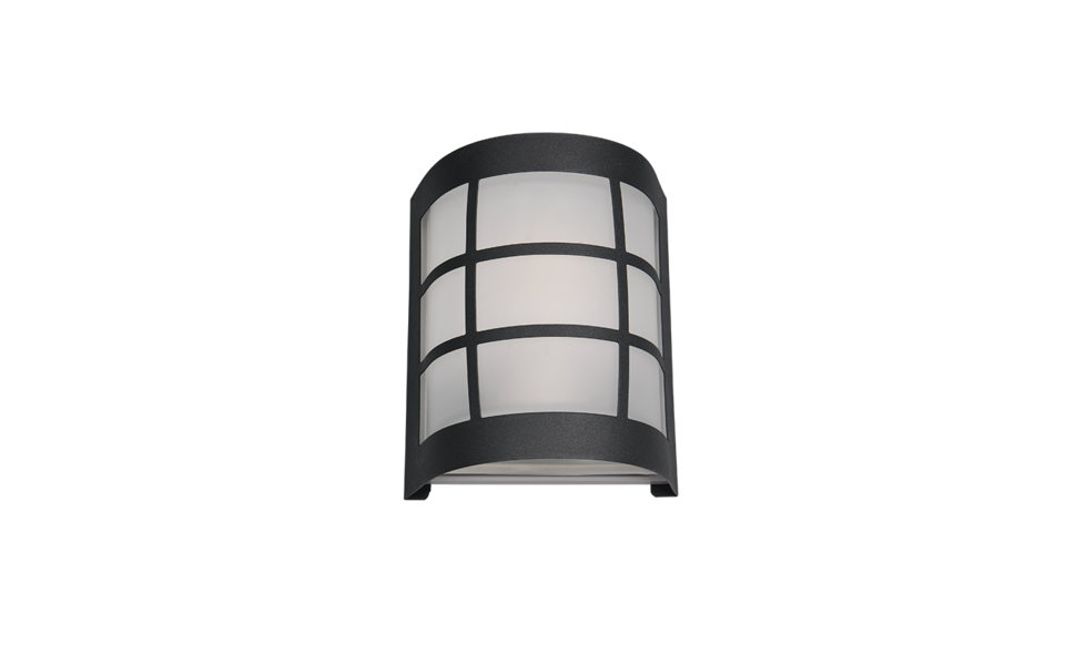 Trio Lighting Trio SINTRA wandlamp | E27 Fitting | mat zwart met wit | 14 x 10,5 cm | IP44 | excl. 1x E27 | max. 25W