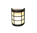 Trio Lighting Trio SINTRA wandlamp | E27 Fitting | mat zwart met wit | 14 x 10,5 cm | IP44 | excl. 1x E27 | max. 25W
