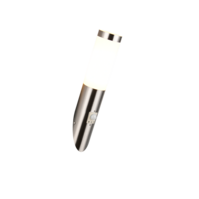 Trio TRIOTO wandlamp | nikkel mat | IP44 | E27 | 7,5 x 17 cm