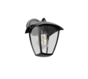 Trio Lighting Trio VENTA wandlamp | E27 Fitting | mat zwart | 17 x 20 cm | IP44 | excl. 1x E27 | max. 10W