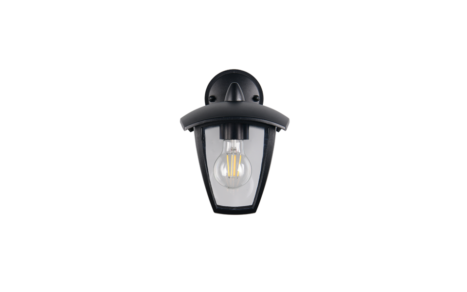 Trio Lighting Trio VENTA wandlamp | E27 Fitting | mat zwart | 17 x 20 cm | IP44 | excl. 1x E27 | max. 10W Trio Lighting Trio VENTA wandlamp | E27 Fitting | mat zwart | 17 x 20 cm | IP44 | excl. 1x E27 | max. 10W