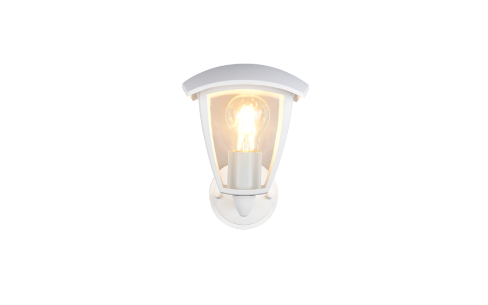 Trio Lighting Trio VENTA wandlamp | E27 Fitting | wit mat | 17 x 20 cm | IP44 | excl. 1x E27 | max. 10W