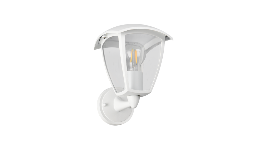 Trio Lighting Trio VENTA wandlamp | E27 Fitting | wit mat | 17 x 20 cm | IP44 | excl. 1x E27 | max. 10W