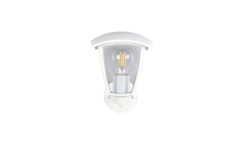 Trio Lighting Trio VENTA wandlamp | E27 Fitting | wit mat | 17 x 20 cm | IP44 | excl. 1x E27 | max. 10W