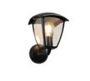 Trio Lighting Trio VENTA wandlamp | E27 Fitting | mat zwart | 17 x 20 cm | IP44 | excl. 1x E27 | max. 10W