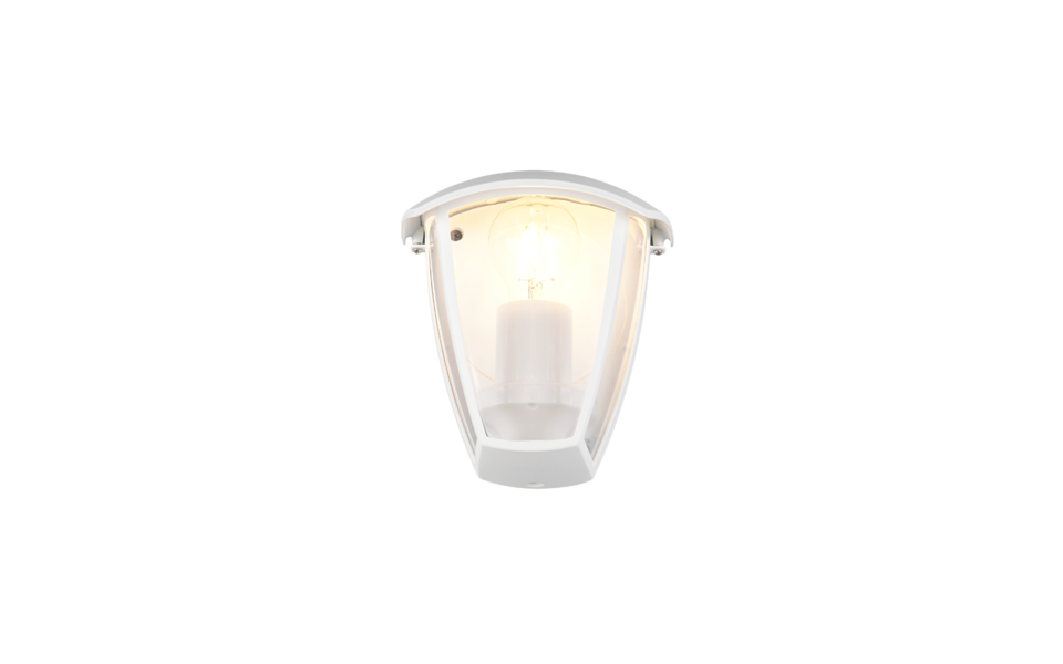Trio Lighting Trio VENTA wandlamp | E27 Fitting | wit mat | 18 x 13 cm | IP44 | excl. 1x E27 | max. 10W Trio Lighting Trio VENTA wandlamp | E27 Fitting | wit mat | 18 x 13 cm | IP44 | excl. 1x E27 | max. 10W