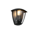 Trio Lighting Trio VENTA wall light | 1x E27 max 40W | black | 19 cm
