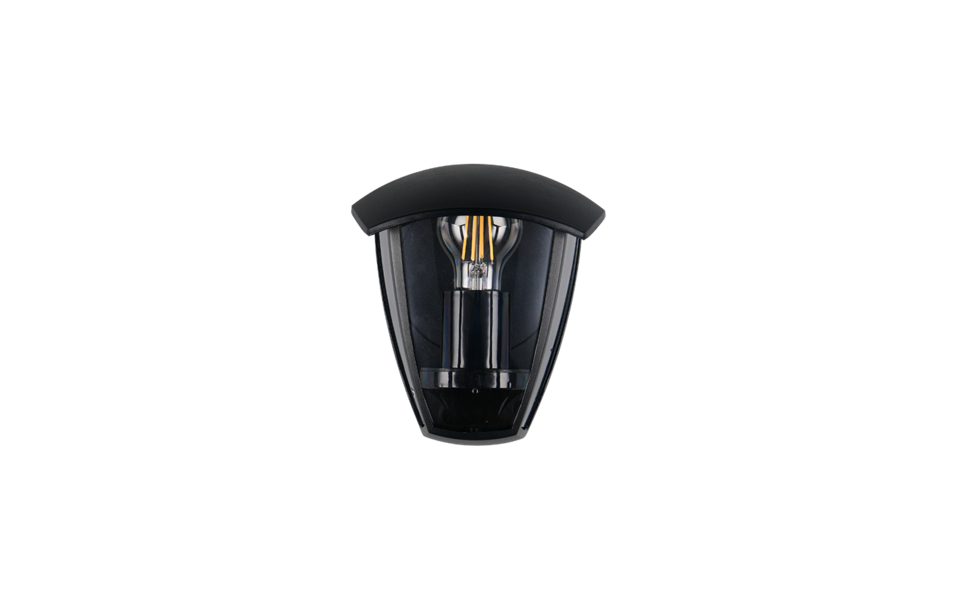 Trio Lighting Trio VENTA wall light | 1x E27 max 40W | black | 19 cm Trio Lighting Trio VENTA wall light | 1x E27 max 40W | black | 19 cm