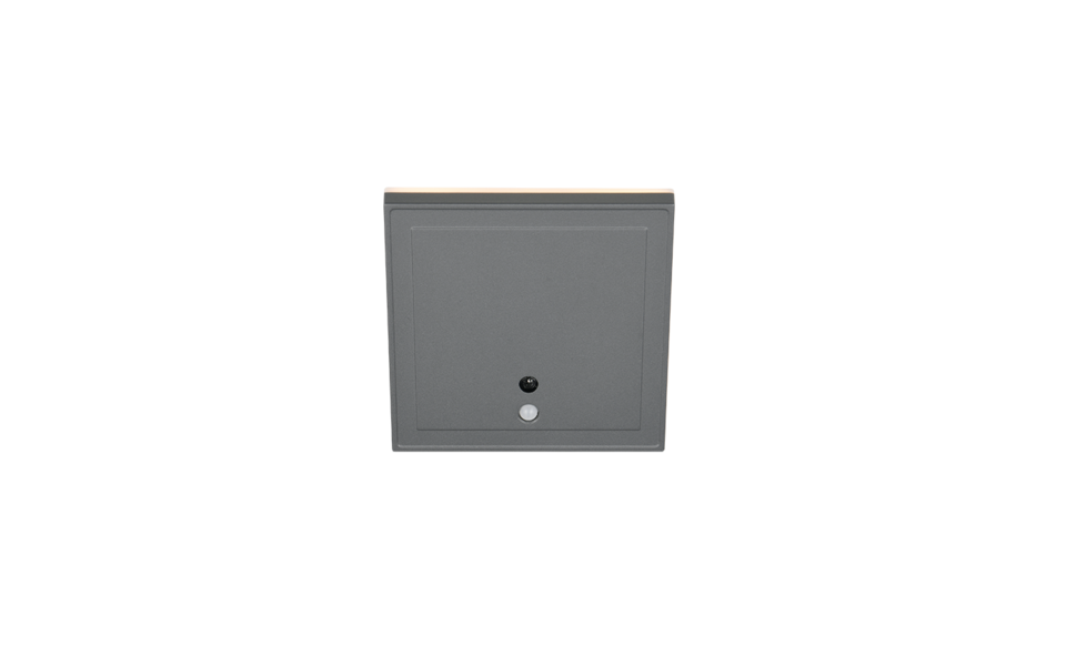 Trio Lighting Trio FORTALEZA wandlamp | LED | antraciet | 14 x 3,5 cm | IP54 | 1x 2W | 200 lm | 3000K | niet dimbaar